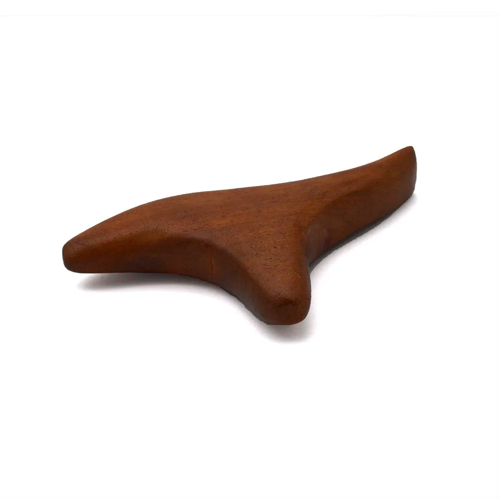 Red Wood Gua Sha Massage Stick, Acupressure Point Therapy Tool for Meridian Massage, Chinese Physical Massager