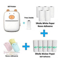 Portable Thermal Printer MINI CAT Print Photo Pocket Thermal Label Printer 58mm Printing Wireless Bluetooth Android IOS Printers